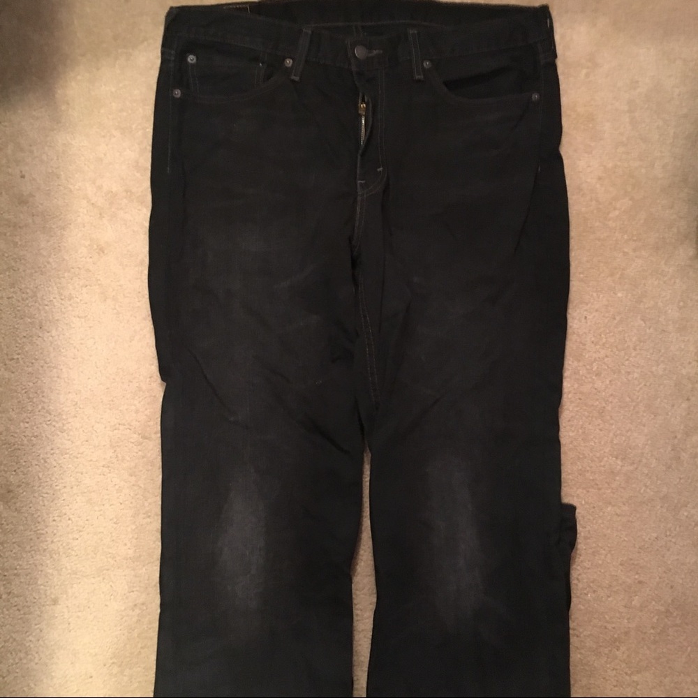 Levi black denim